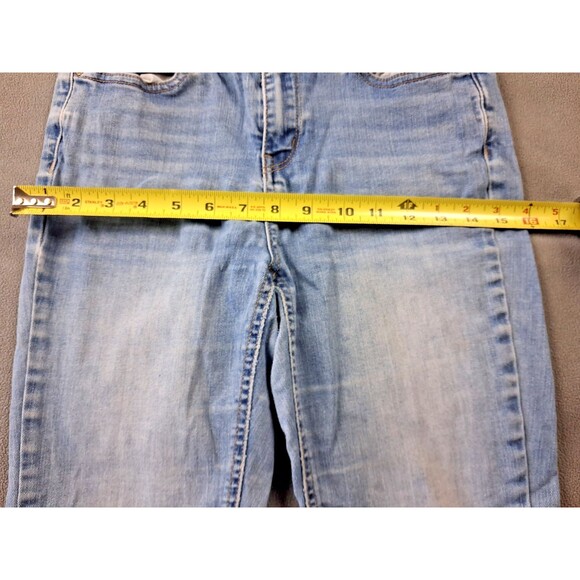 Wax Jean Juniors Skinny Jeans Size 7/25 Light Wash Distressed Stretch - Picture 11 of 13
